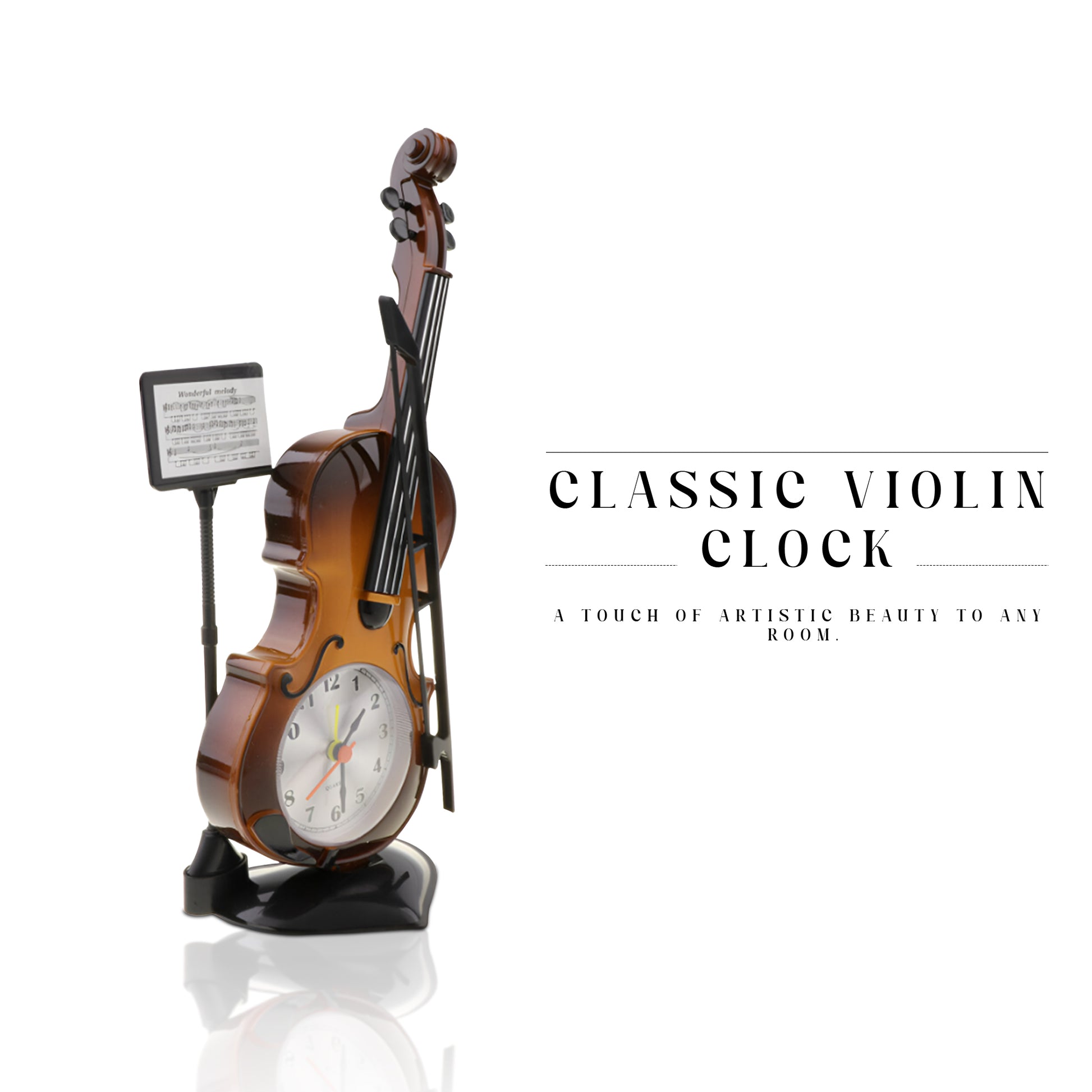 Violin Model clock