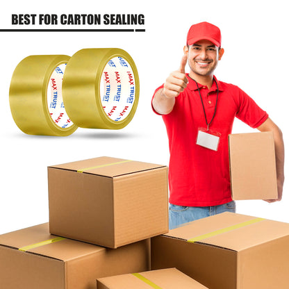 Clear Packing Tape Heavy Duty Transparent Tape Sealing Roll~3497