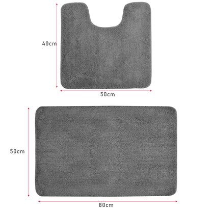 kitchen rugs non slip washable grey