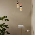 Vintage Modern Stylish 2 Pack Rose Gold Ceiling Pendant Light -Application image