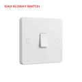 1, 2 & 3 Gang 2 Way White Light Switches 250V AC~4035