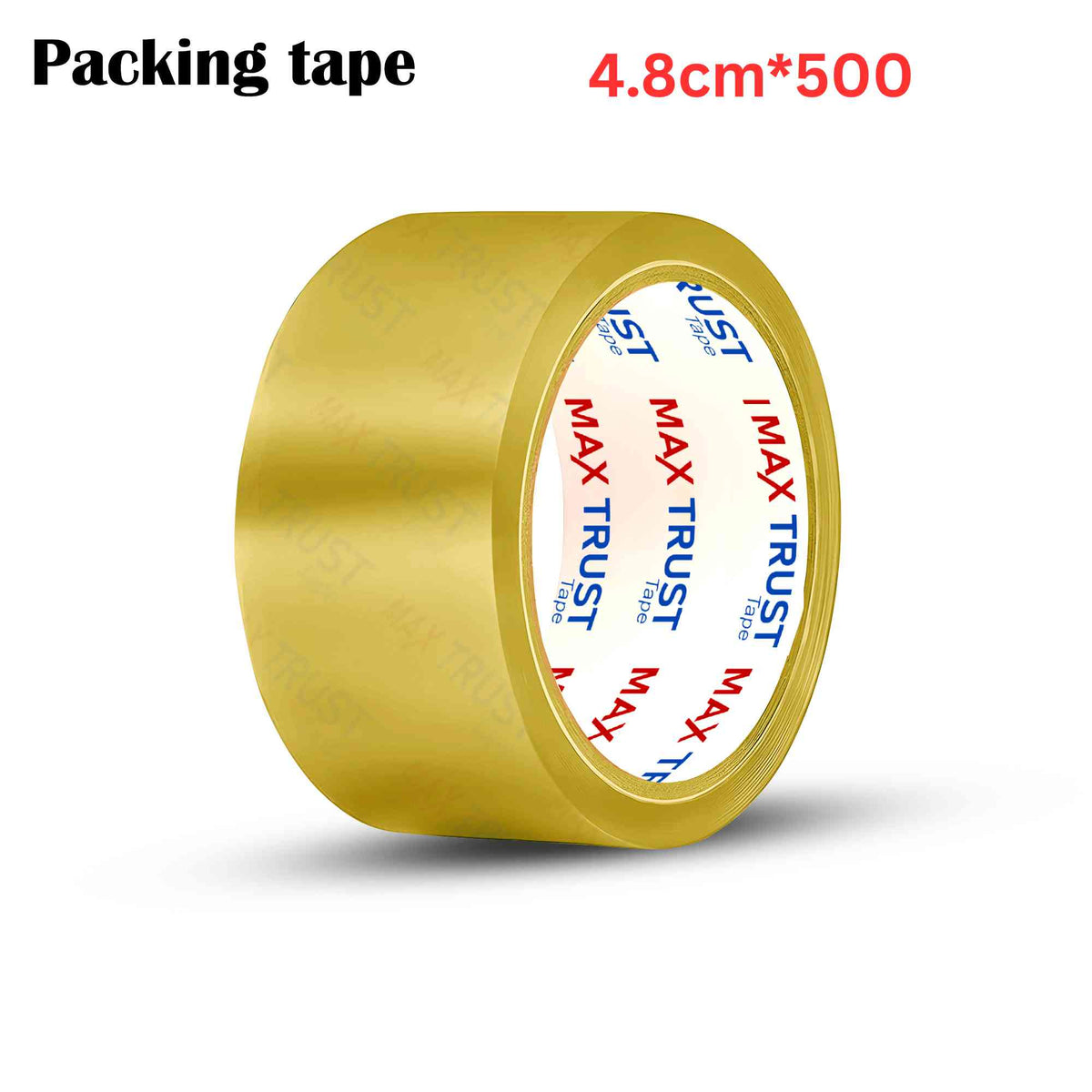 Yellow Packing Tape 48mm x 500m – 5 or 10 Pack~4064
