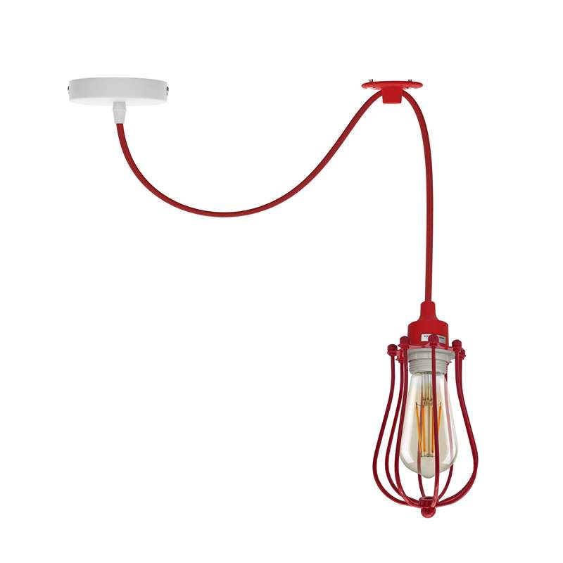 Modern Single-Bulb Pendant Light | Swag Light | Adjustable Cord. ~ 3318