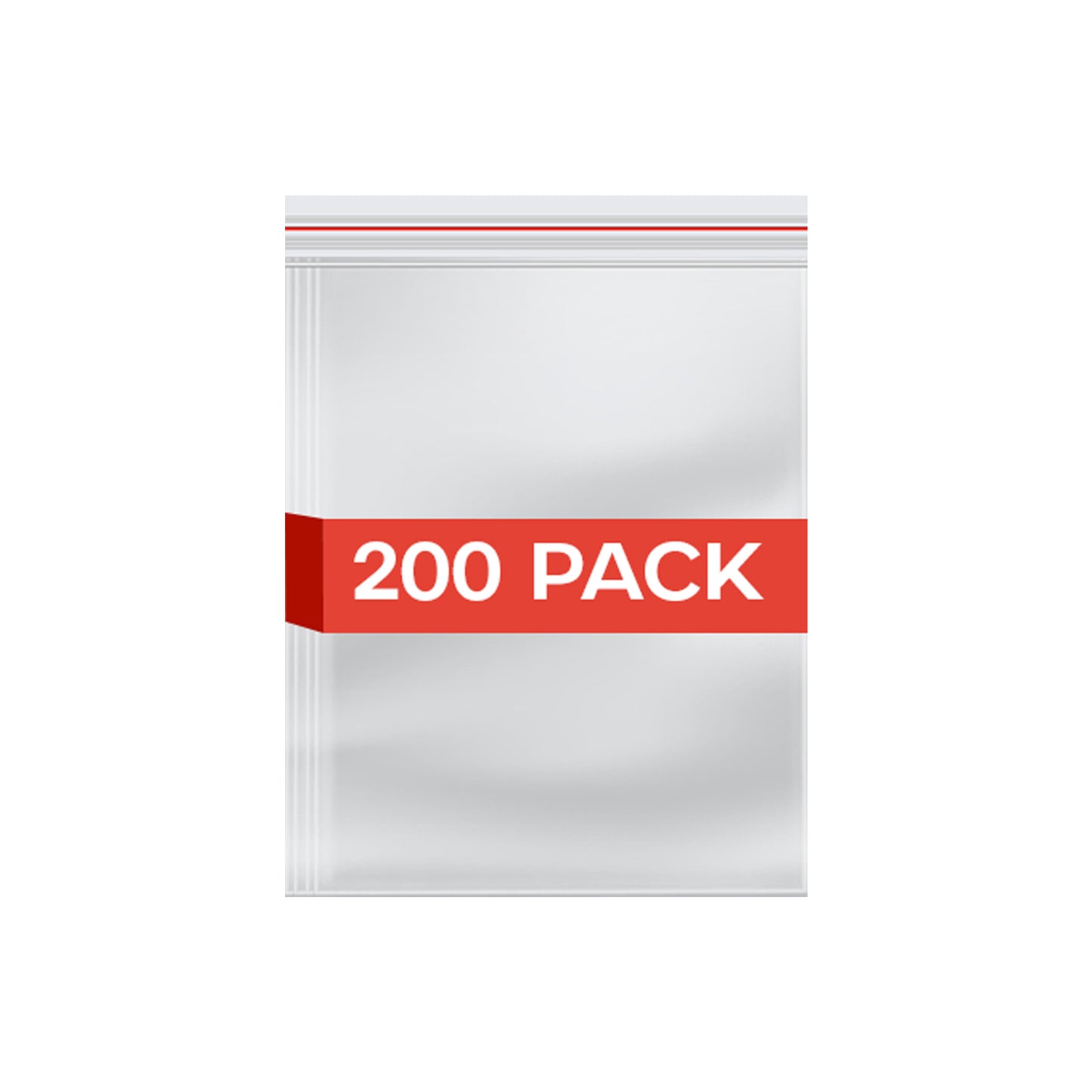 Clear Recolorable Zip Poly Bag Resealable Self Sealing Bag ~ 3527