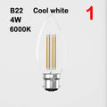 LED Filament Candle Edison Screw Bulb