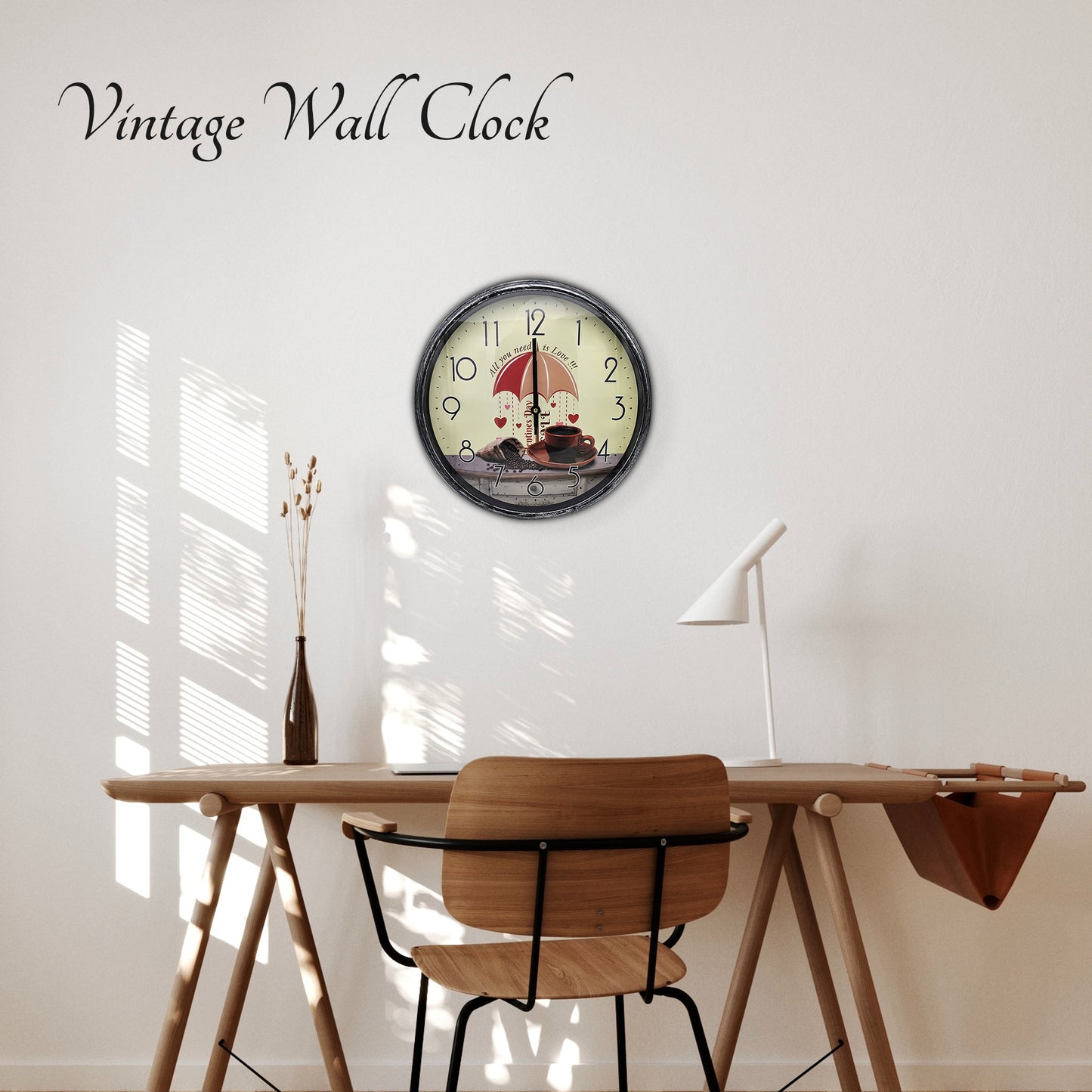 Style Shabby Chic Patchwork Vintage clock