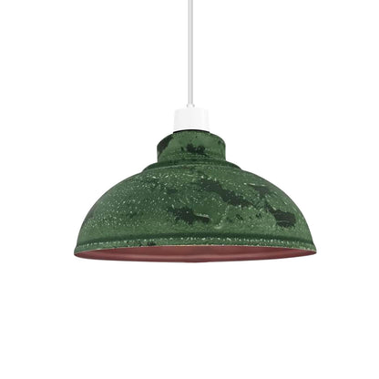Modern Vintage Dome Metal Ceiling Hanging Pendant Lamp Shade
