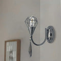 Candle lamp with Crystal diamond shade -Application image
