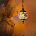 Multipile Coloured Cluster Bell colourful pendant Light -Application Image