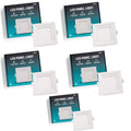 Vintage 5W Square LED Ceiling Panel Light, 6000K, 5 Pack~4218