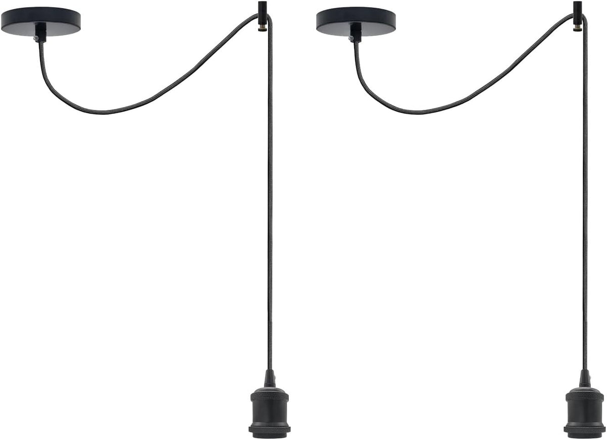2 Pack E27 Spider Pendant Light 2m Cable~4156