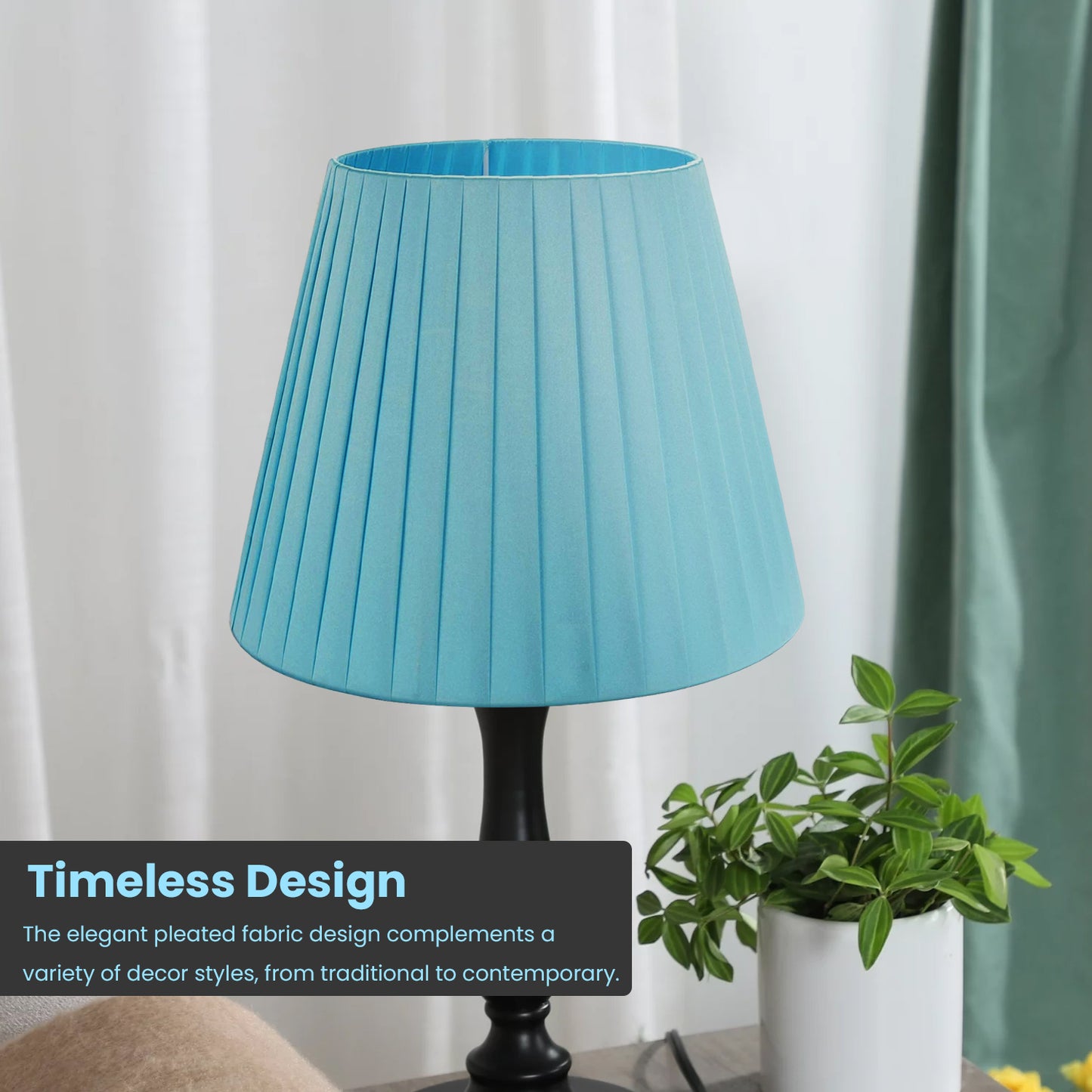 Modern Fabric Coolie Shape Table Lampshade ~ 3219