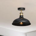 Semi Flush Ceiling Light 36cm Metal without bulb ~4122
