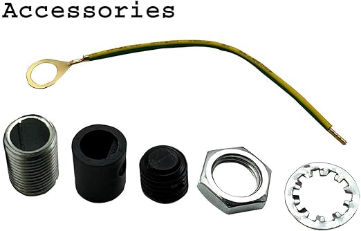 Multi Outlet 6 Hole Black Drop Pendant Light Fittings Ceiling Rose~1204 - Vintagelite