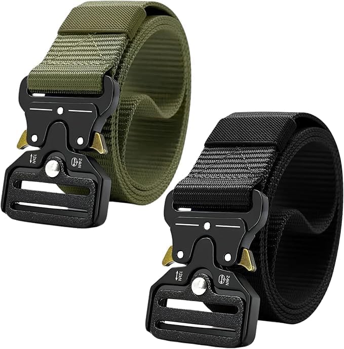 Mens Tactical Military Belts Adjustable Heavy Duty Nylon ~ 4027 - Vintagelite
