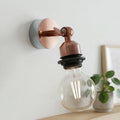 industrial E27 Adjustable Wall & Ceiling Light Fitting Copper~2546
