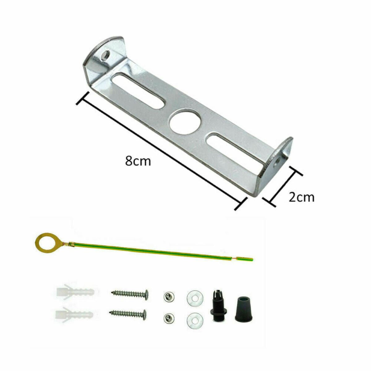 Quality 80mm Bracket Strap Brace Plate Kit~1597