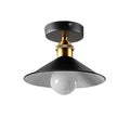 Modern Black Semi Flush Mount Light - Stylish Farmhouse Design~3827 - Vintagelite