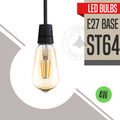 Industrial ST64, 4W, E27 Bulb
