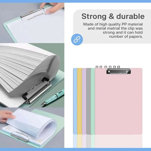 Strong Holds Sheets Plastic Writing Clear Clipboard