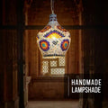 Mosaic Chandelier Ceiling Hanging Pendant Light Fixture-Application image