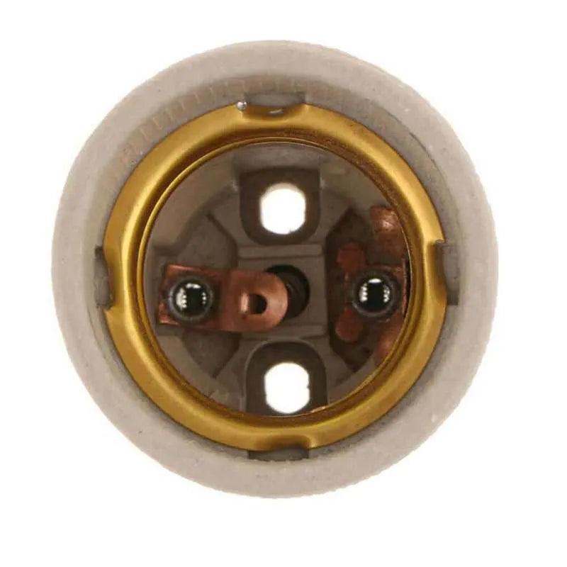 E27 Bulb Holder Edison Screw White Ceramic Porcelain Lamp holder