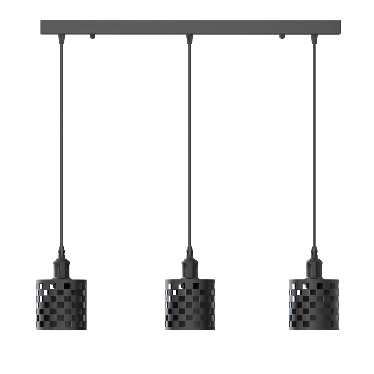 Vintage Retro 3 Way Various Colour Drum Cage Pendant Light~2854