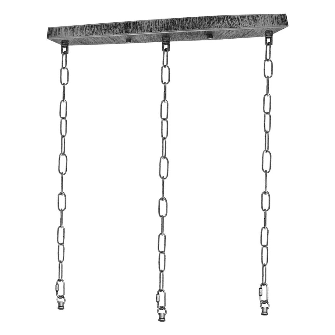 3 Outlet Ceiling Rose Pendant Lighting Fixture 50cm x 6cm Metal Fitting ~1195 - Vintagelite