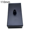Ceiling Rose Hook Plate Light Fitting Chandelier Rectangle Shape Black Colour ~ 1135 - Vintagelite