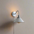 Vintage Plug-in Wall Light | 2m Dimmer Lampshade ~3911 - Vintagelite