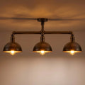 Industrial Pipe 3 Way Ceiling Light Adjustable E27 Steampunk~2690
