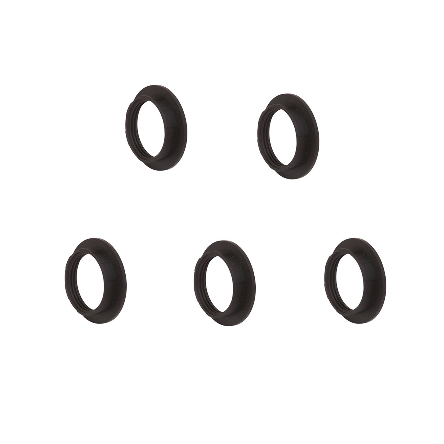 Black or White E14/ E27 Lampshade Collar Ring 5 Pack~1753 - Vintagelite