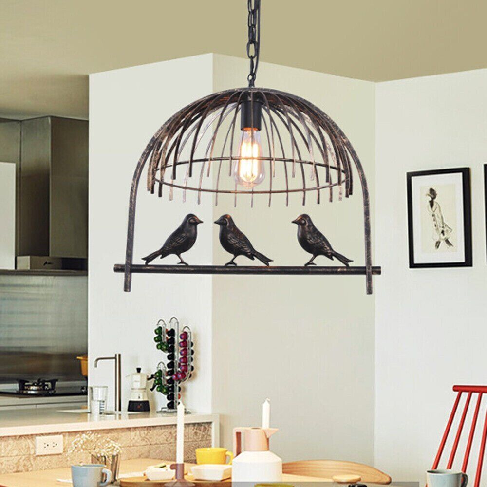 Pendant Ceiling Light Metal Bird Cage – Vintagelite