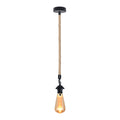Hemp Ceiling Pendant Light Fitting E27 Lamp~4109