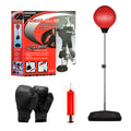 Adults Punching Set Free Standing Boxing Ball with Gloves Air Pump~3718