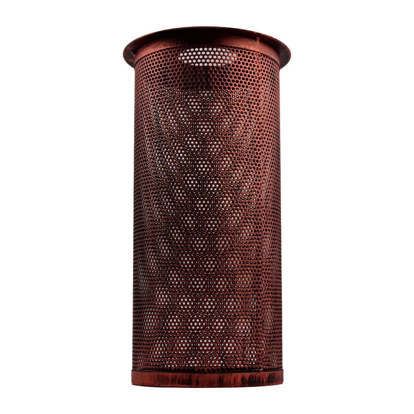 Rustic Red Barre-shape Pendant Light's Wire Cage