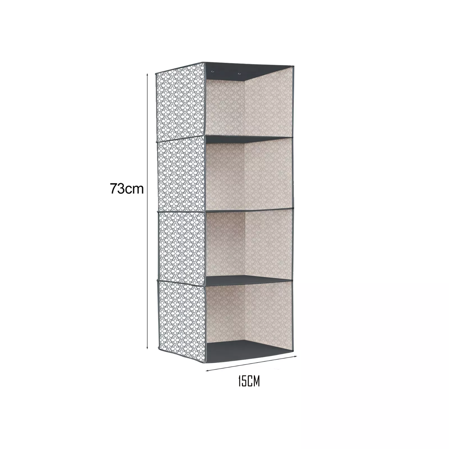 Hanging Storage with 5 shelf shelves Clothes Organizer ~ 3452