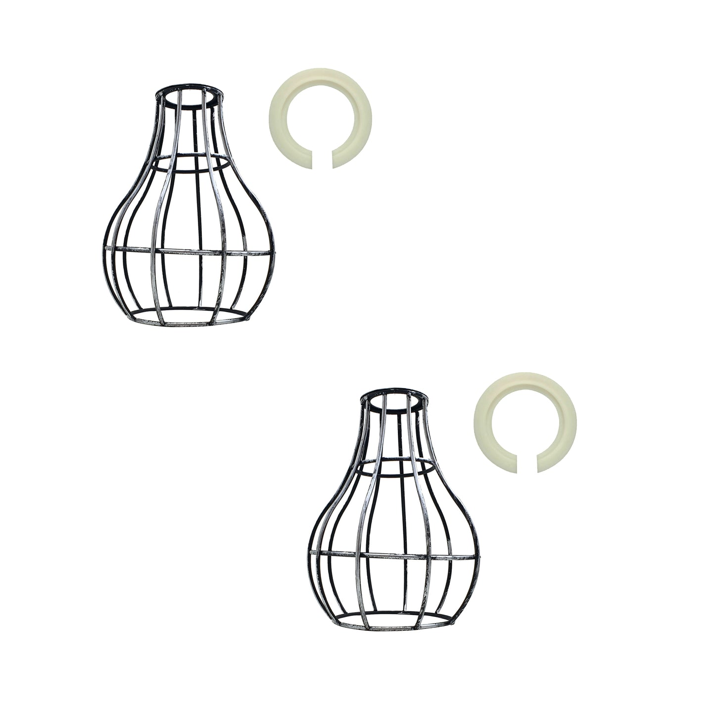 Metal Wire Cage Pendant Light Shades~2102