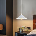 white cone lamp shade -easy fit lamp shade-home decor