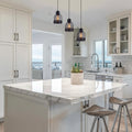 Industrial 3 Way Industrial Cage Rectangle Pendant Light- Application Image