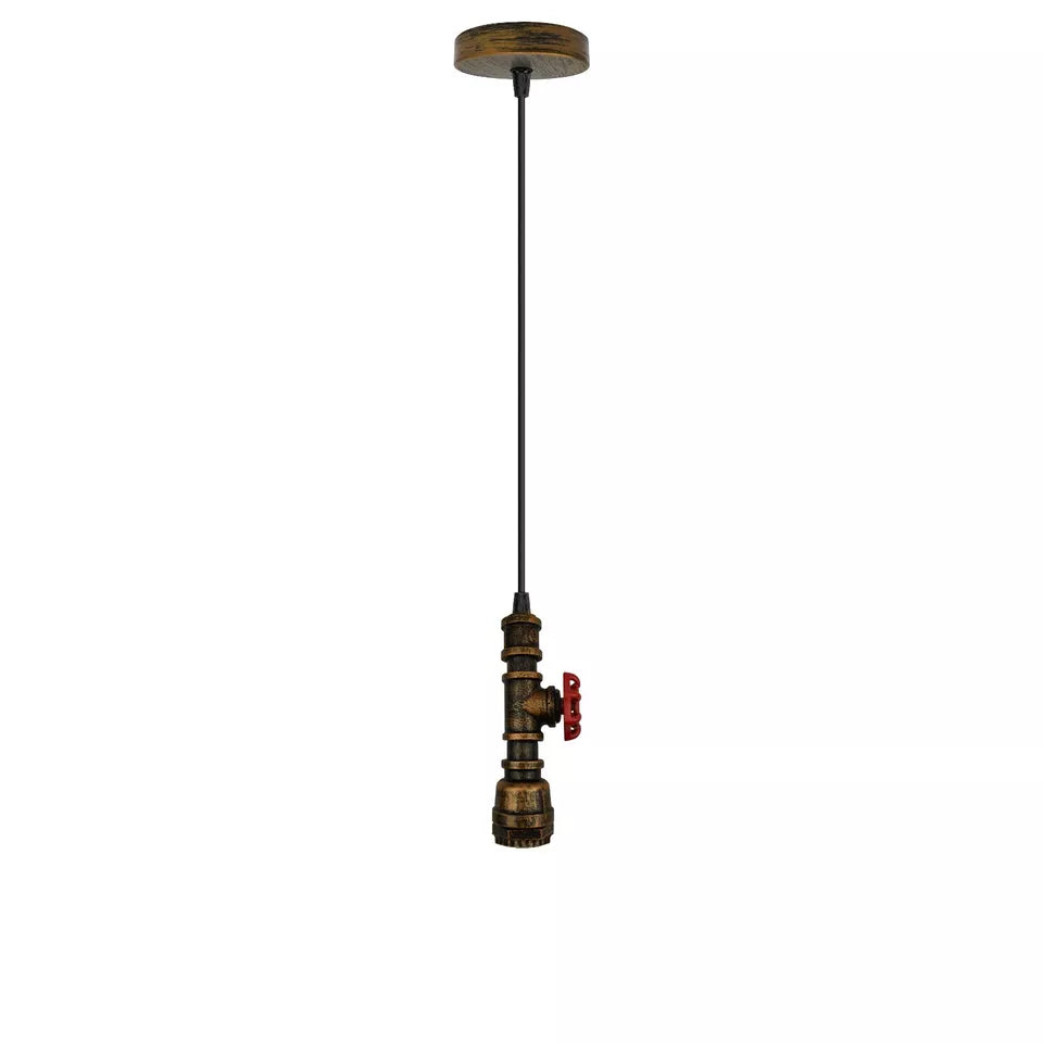 Modern Water Pipe Steampunk Metal Ceiling Pendant Light ~2407