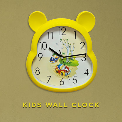 Cute Lovely Bear Kids Cartoon Wall Clock ~ 3448