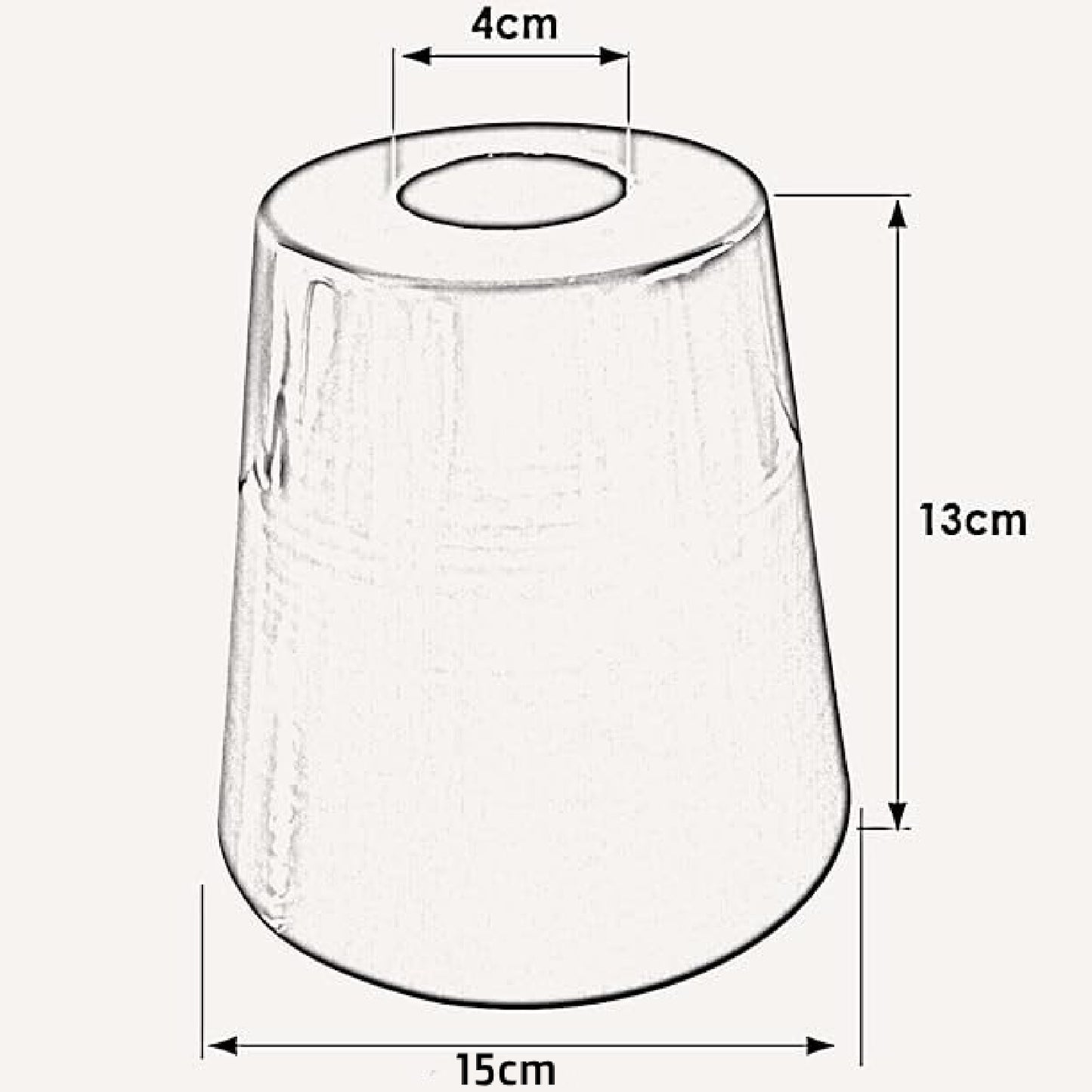 Retro Easy Fit Light Shade 13cm Metal E27 Pink Lampshade~2767