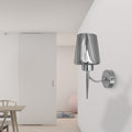 Modern Indoor sconces wall light-Smoked Glass Shade -Application image