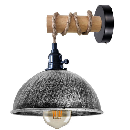 Modern Wall Lamp With Dome Shade For Bedroom Bedside Lights ~ 3410