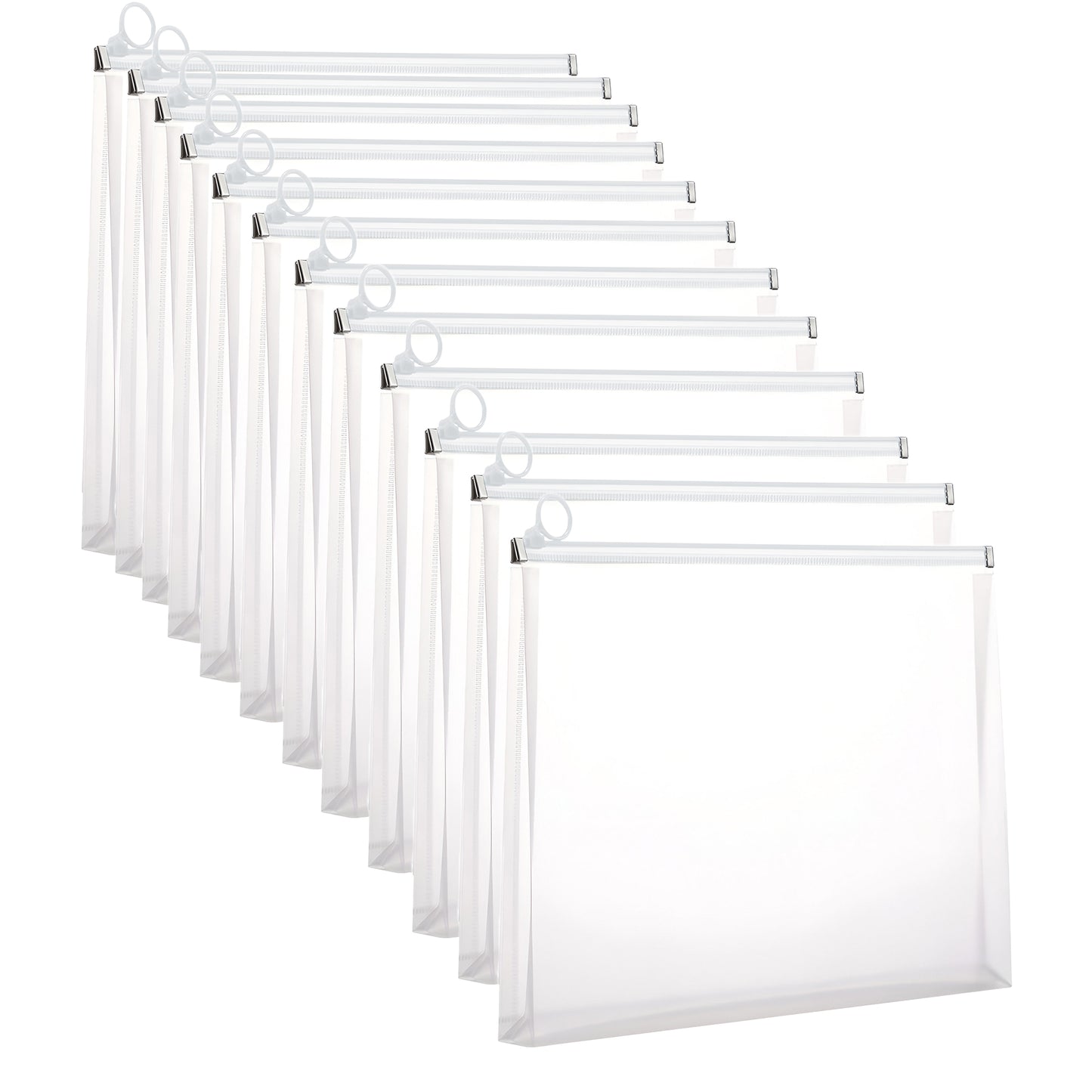 Portable Plastic Thick Zipper Document Storage Waterproof