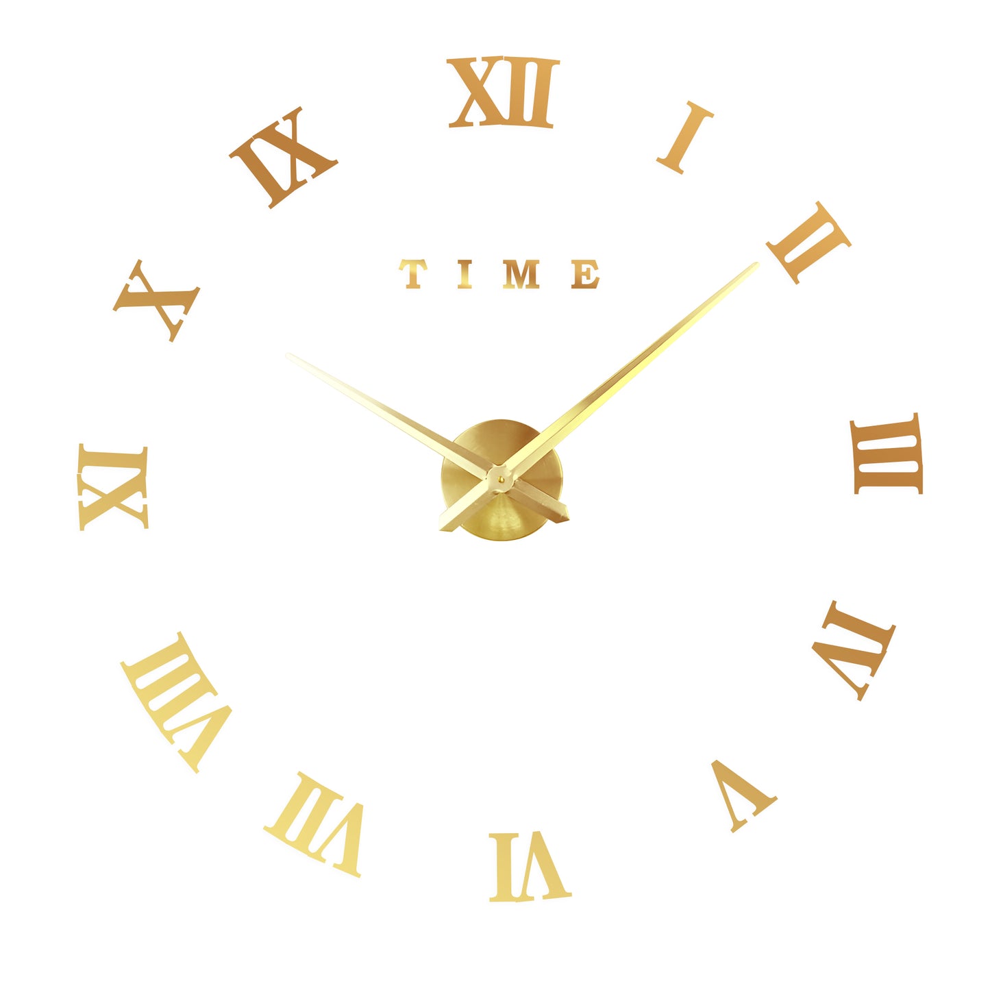 roman number sticker large wall clocks