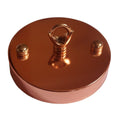 Vintage Rose Gold Metal Ceiling Rose Holder ~ 3847 - Vintagelite