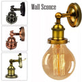 Industrial Sconce E27 Edison Wall Loft Retro Lamp Light Holder Set ~3708 - Vintagelite