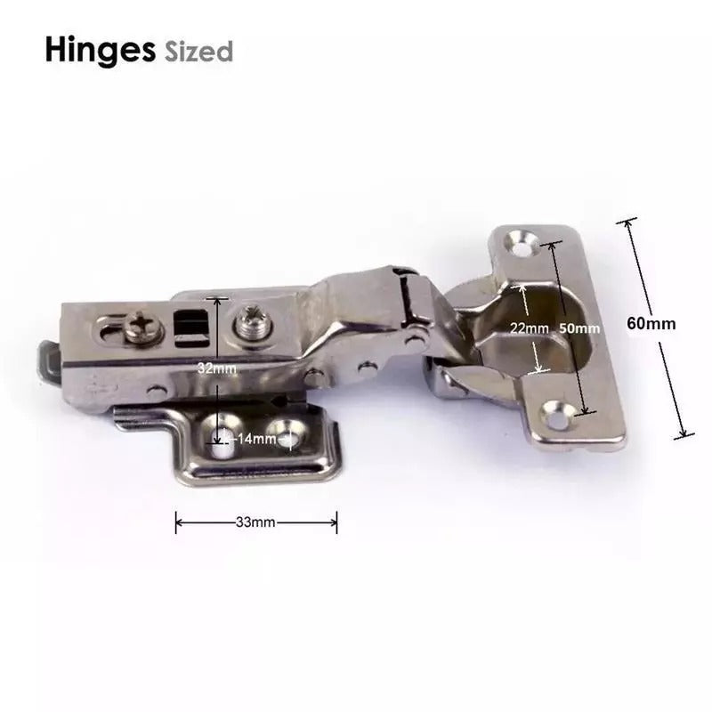 Cabinet Cupboard Door Close Kitchen Hinge Hydraulic Soft Closer ~3750